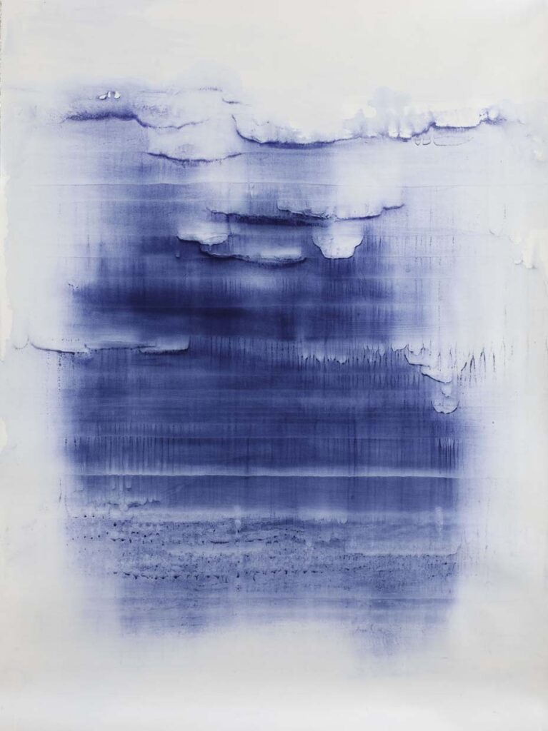 Depth, 2013 - Watercolor on paper mounted on canvas - Matteo Montani - courtesy of the artist