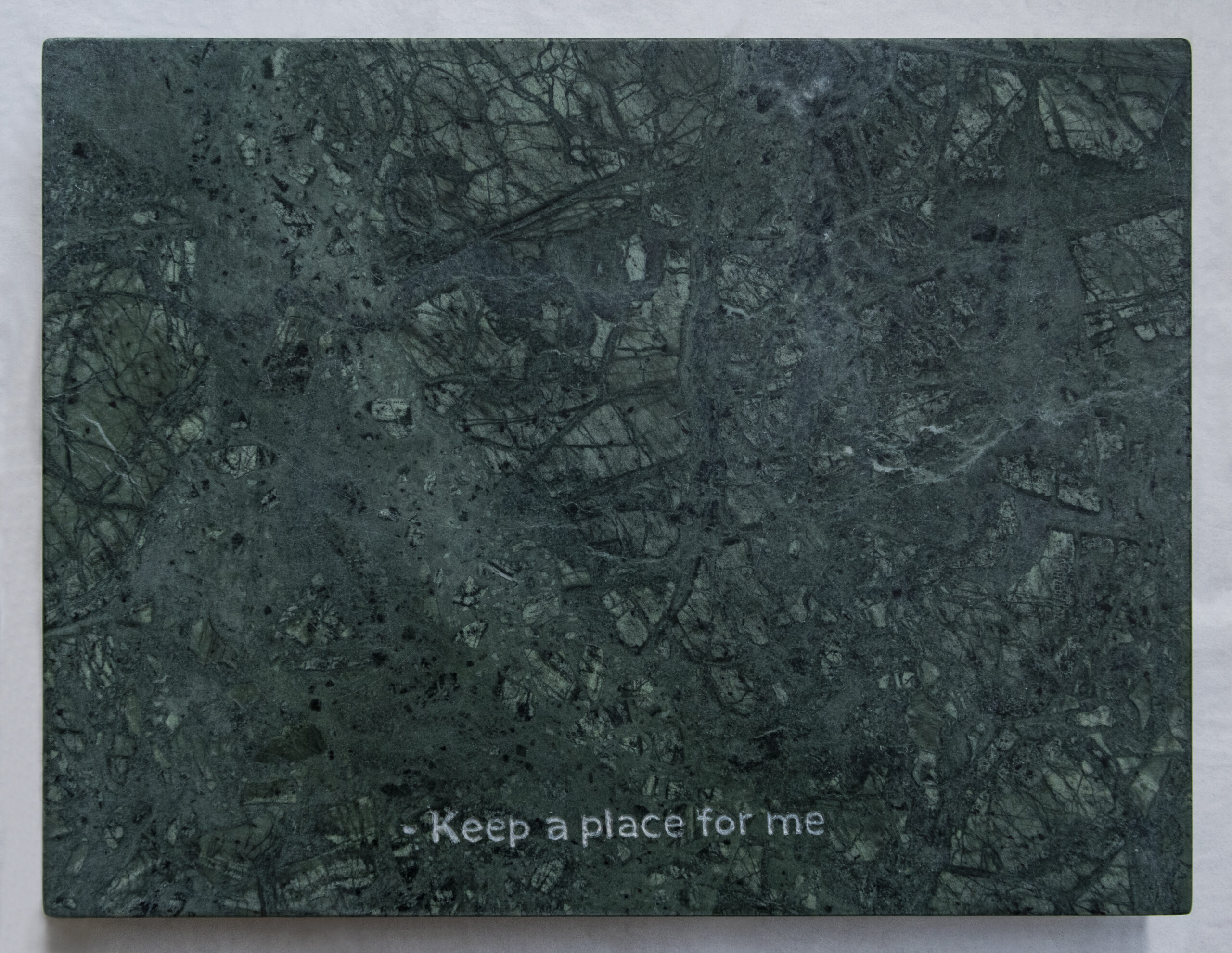 Guatemala green marble, 2020 - 38 x 29 cm - Marco Curiale - courtesy of the artist